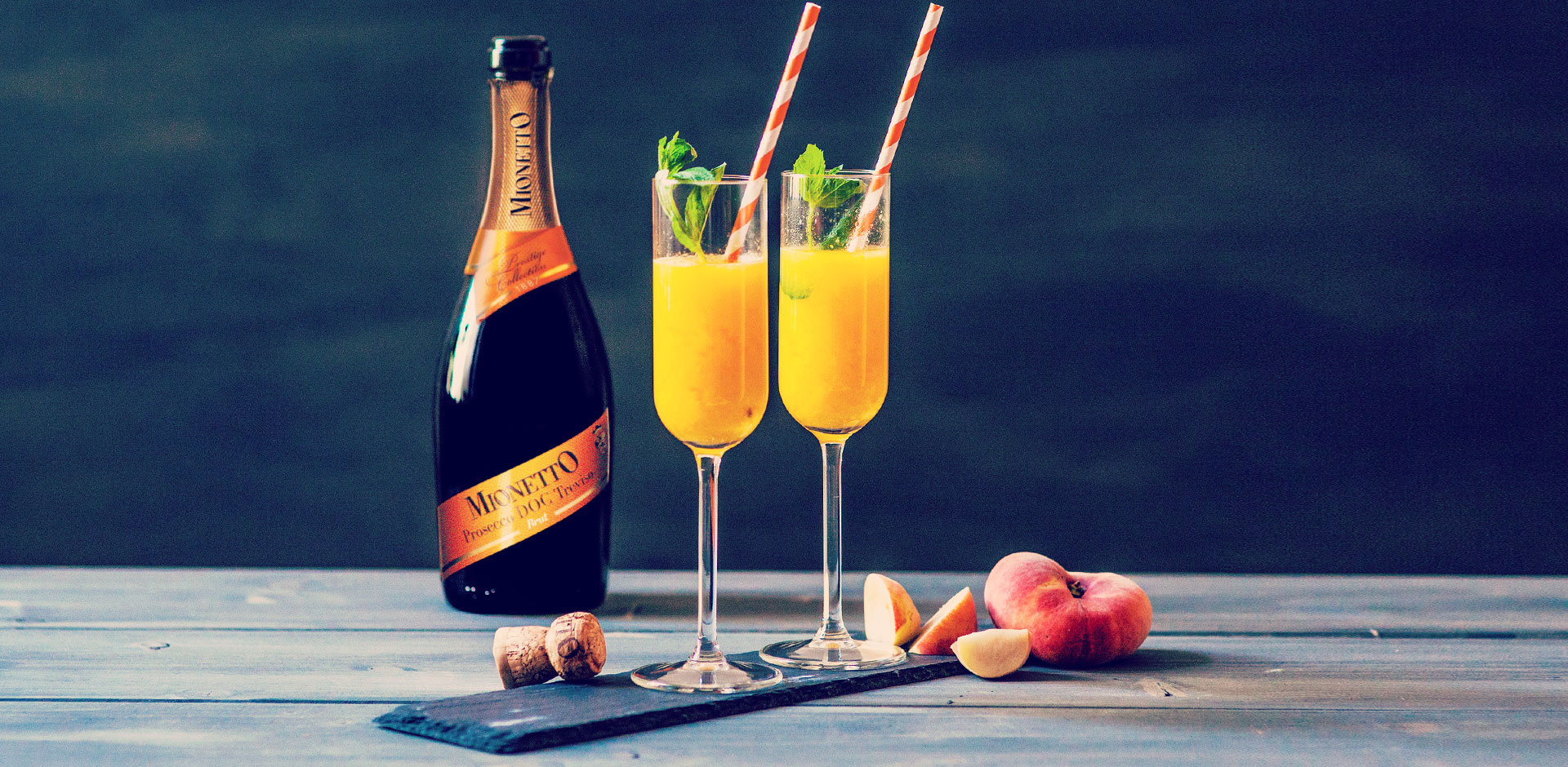 Aperitif „MIONETTO’s Bellini“